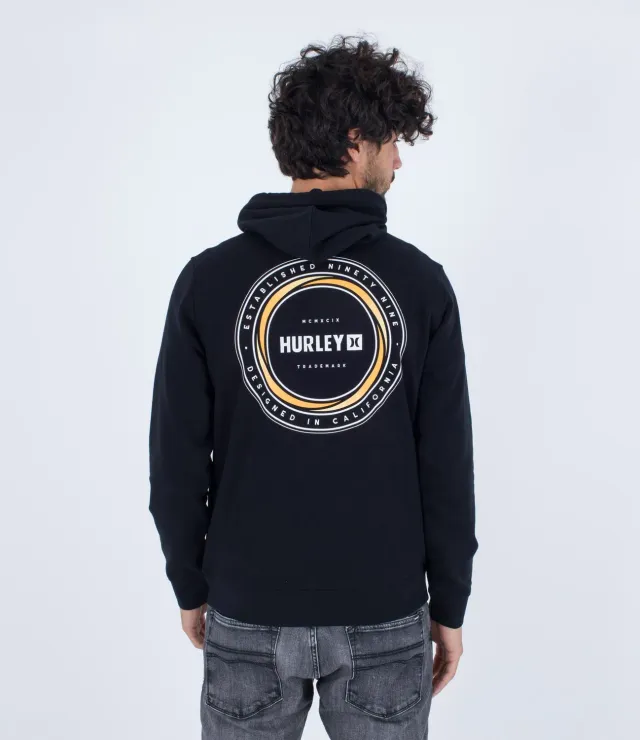 Hurley Seaside Fleece PO felpa cappuccio cotone grafica