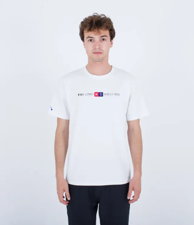 Hurley Kai Lenny Logo SS Tee t-shirt bianca M