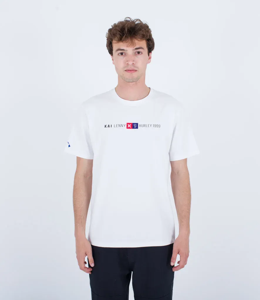 Hurley Kai Lenny Logo SS Tee t-shirt bianca M