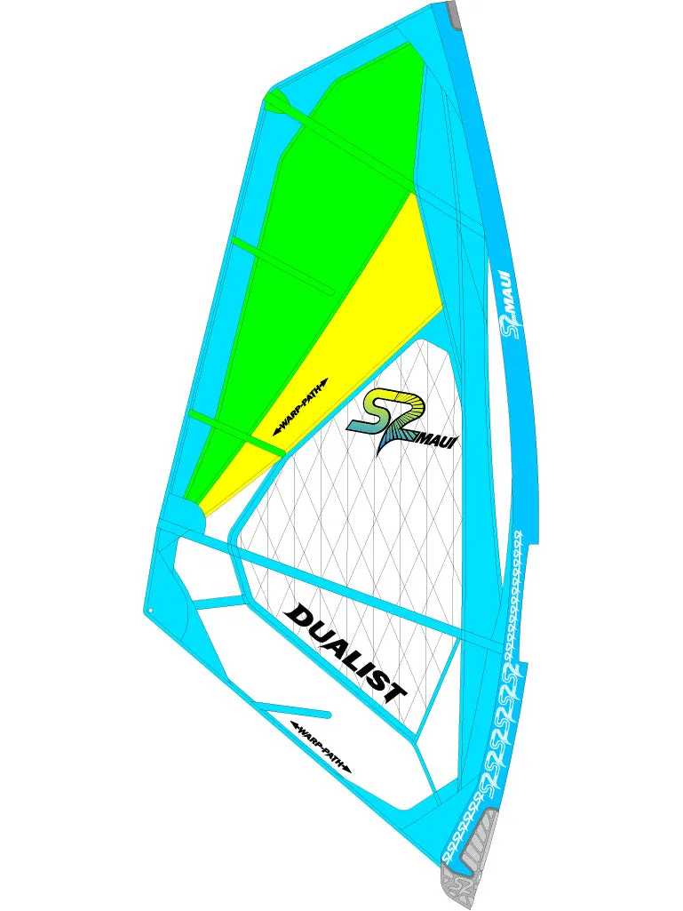 S2Maui Dualist 2022 vela wave 2 stecche down-the-line
