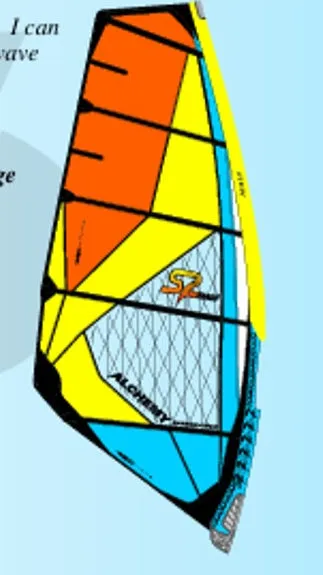 S2Maui Alchemy vela windsurf Carbon+Tech 5 stecche