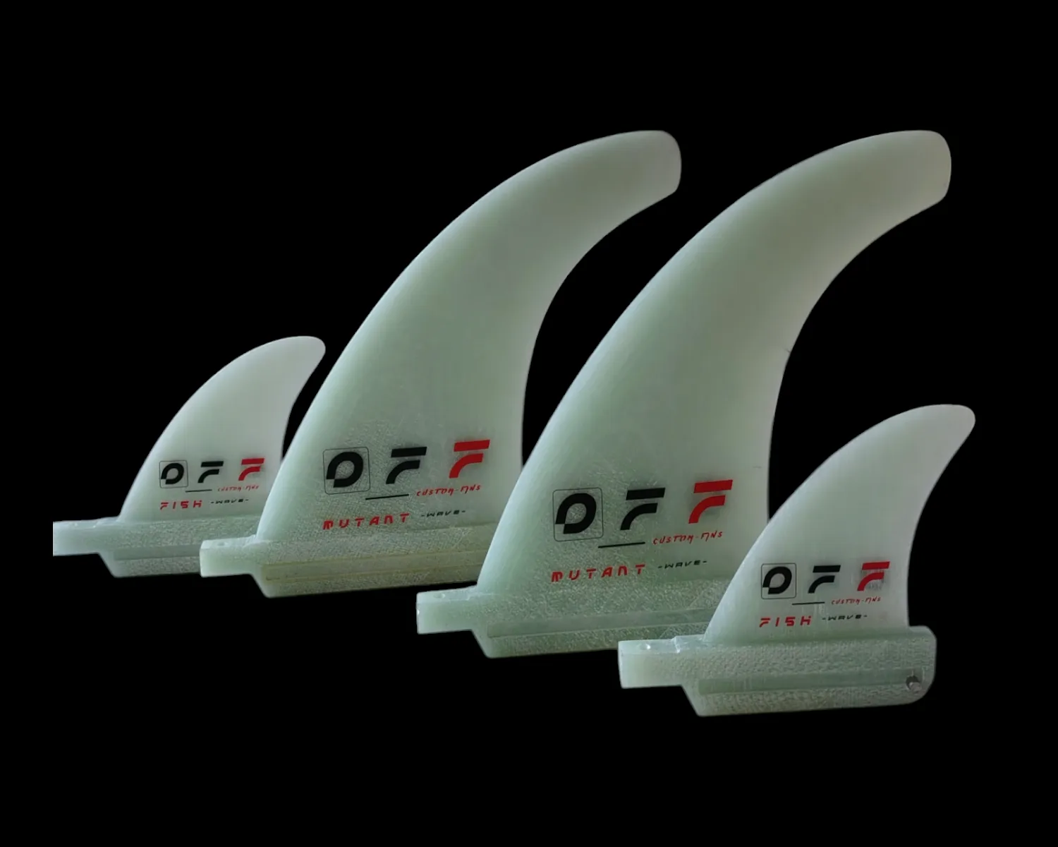 Hatropina Off Fins Mutant pinna posteriore 14-20 cm wave