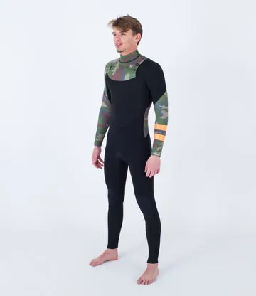 Hurley M Plus muta uomo 4/3mm camo front-zip