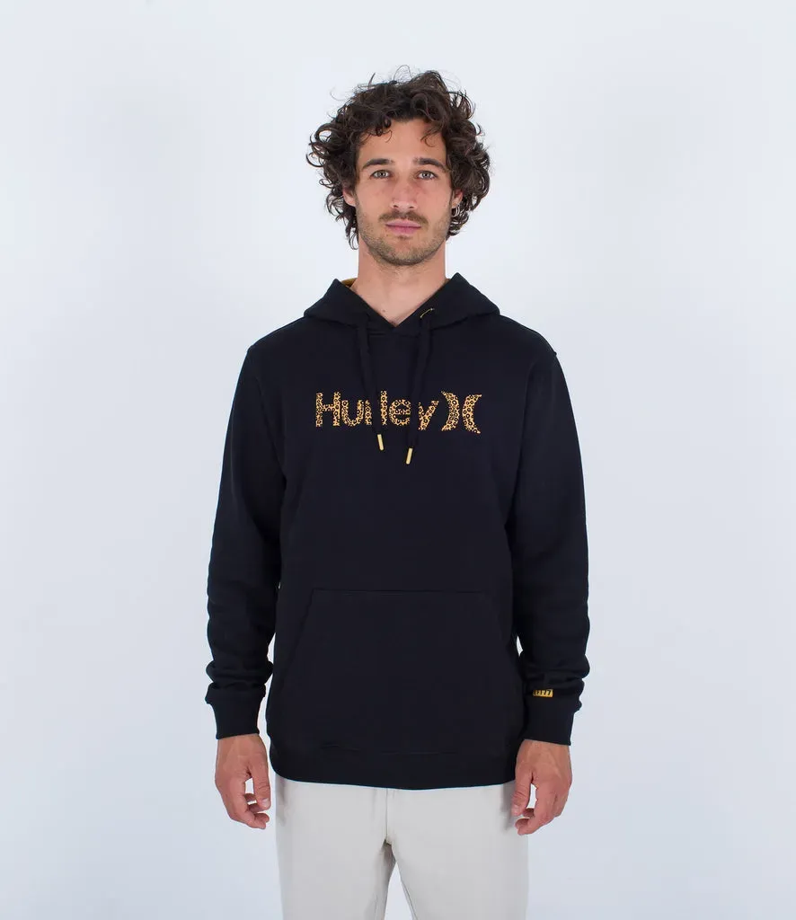 Hurley Toledo Basic felpa cappuccio uomo nera