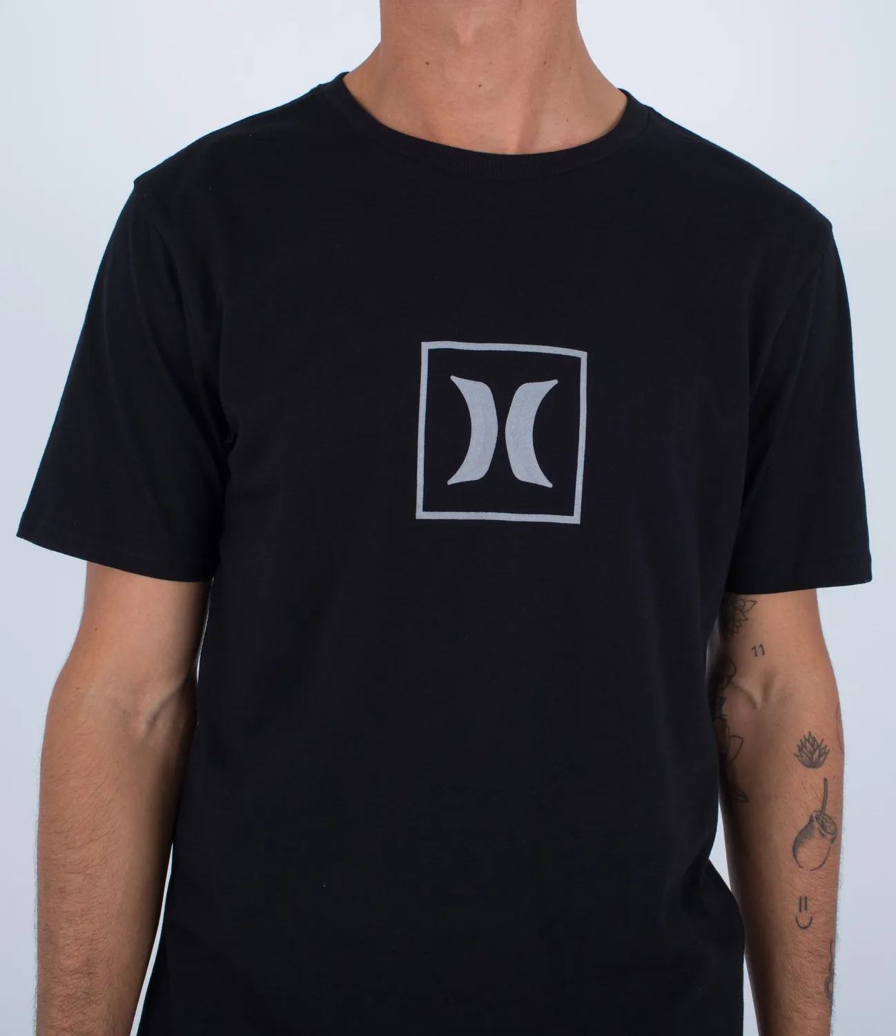 Hurley H2O-Dri Box t-shirt cotone manica corta logo