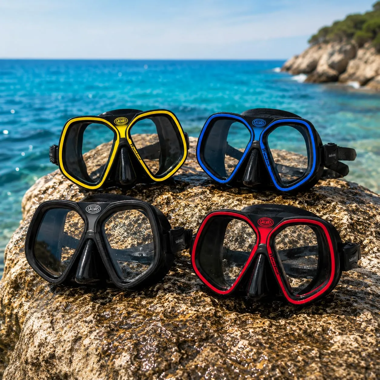 Salvas Wanted maschera sub vetro temprato visi larghi