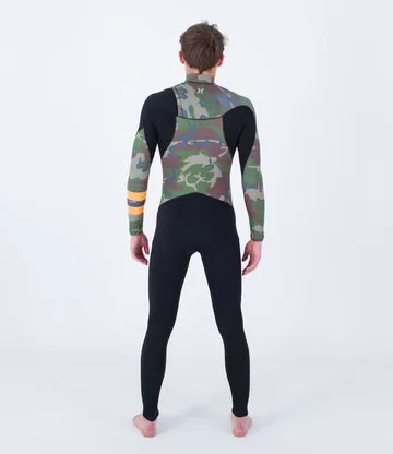 Hurley M Plus muta uomo 4/3mm camo front-zip