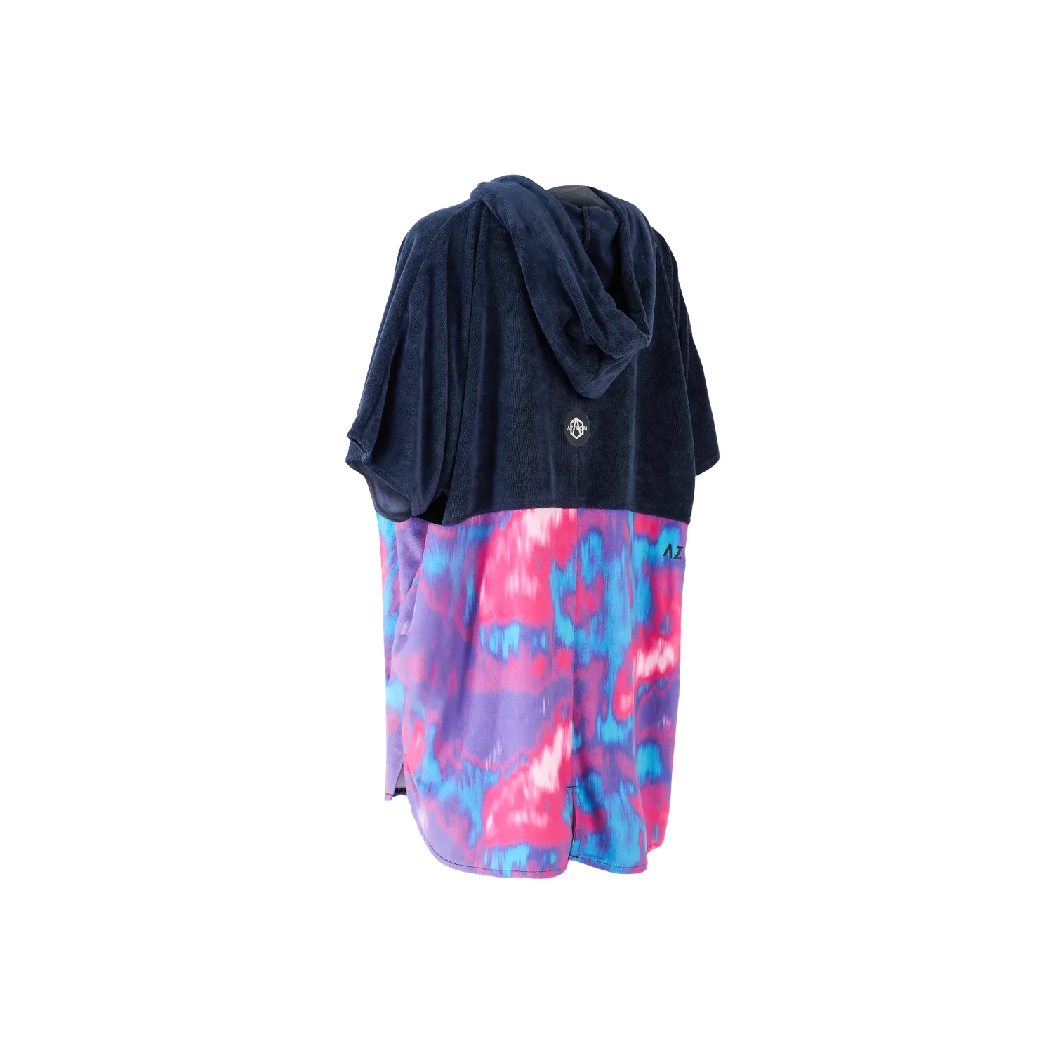 Aztron Nebula poncho mare microfibra corto donna