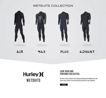Hurley Advantage Plus 5/3mm muta uomo chest zip
