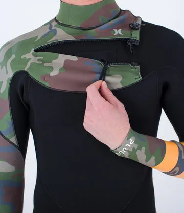 Hurley M Plus FS Staple Camo muta uomo 3/2mm zip petto