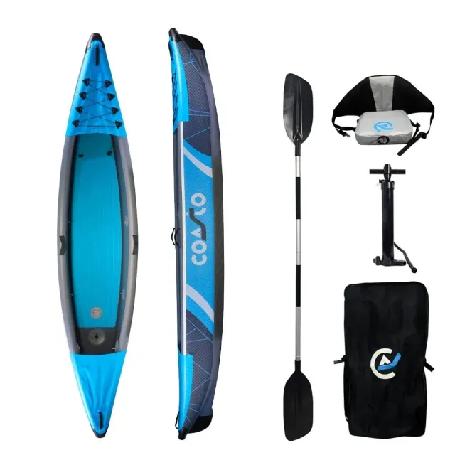 Coasto Russel kayak gonfiabile 385cm monoposto drop-stitch