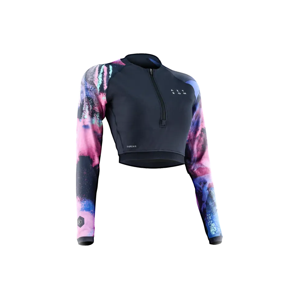 Aztron Papillon rashguard manica lunga UPF50+