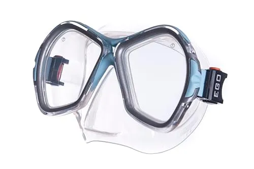 Salvas Phoenix maschera sub azzurro doppia lente TPR