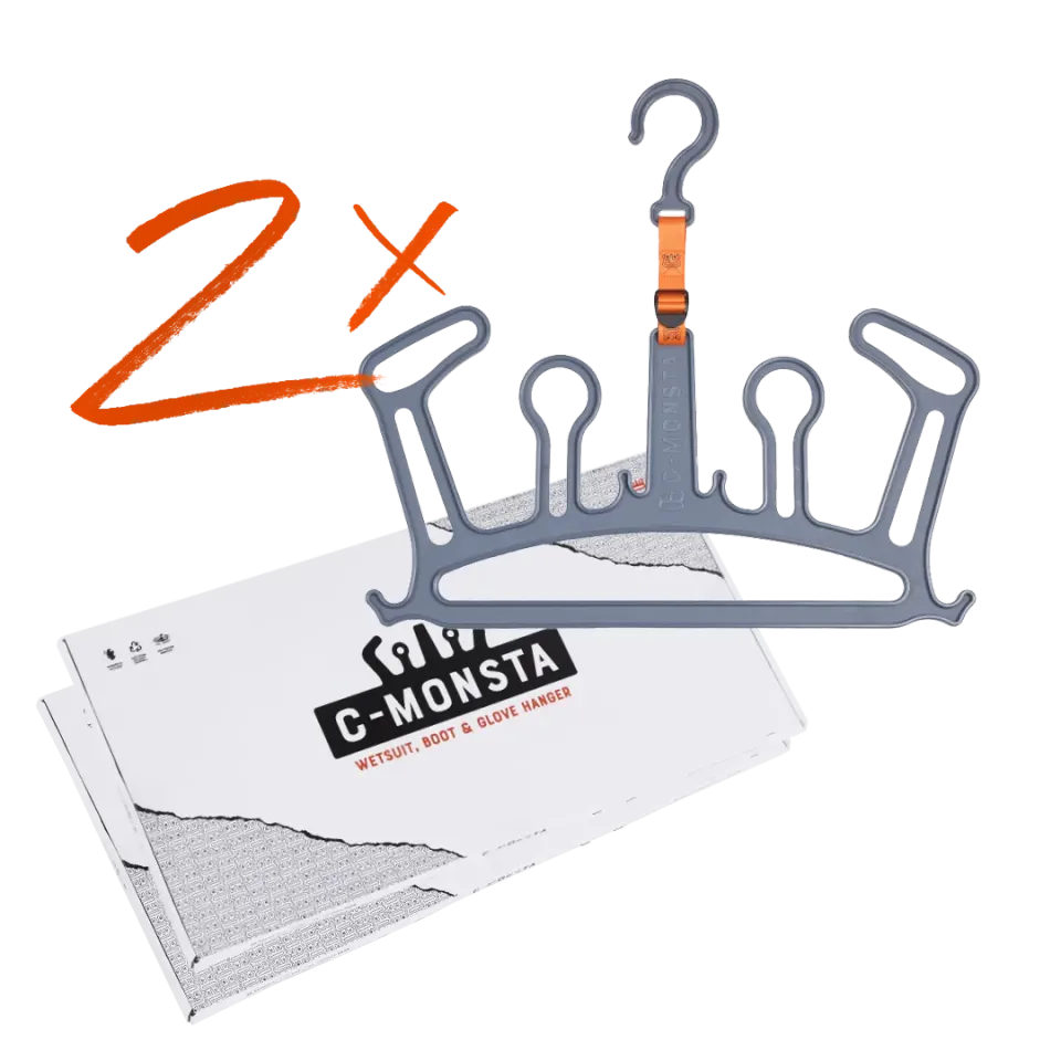 C-Monsta Hanger V2 appendimuta grigio 2 pezzi
