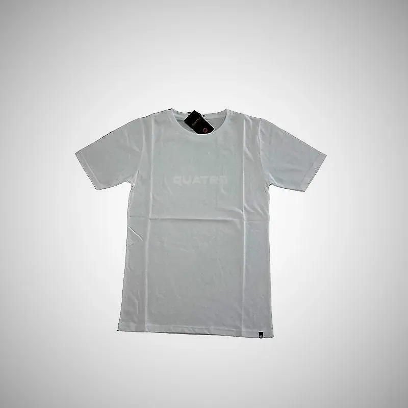 Hatropina Quatro Typ Logo T-shirt cotone bianca