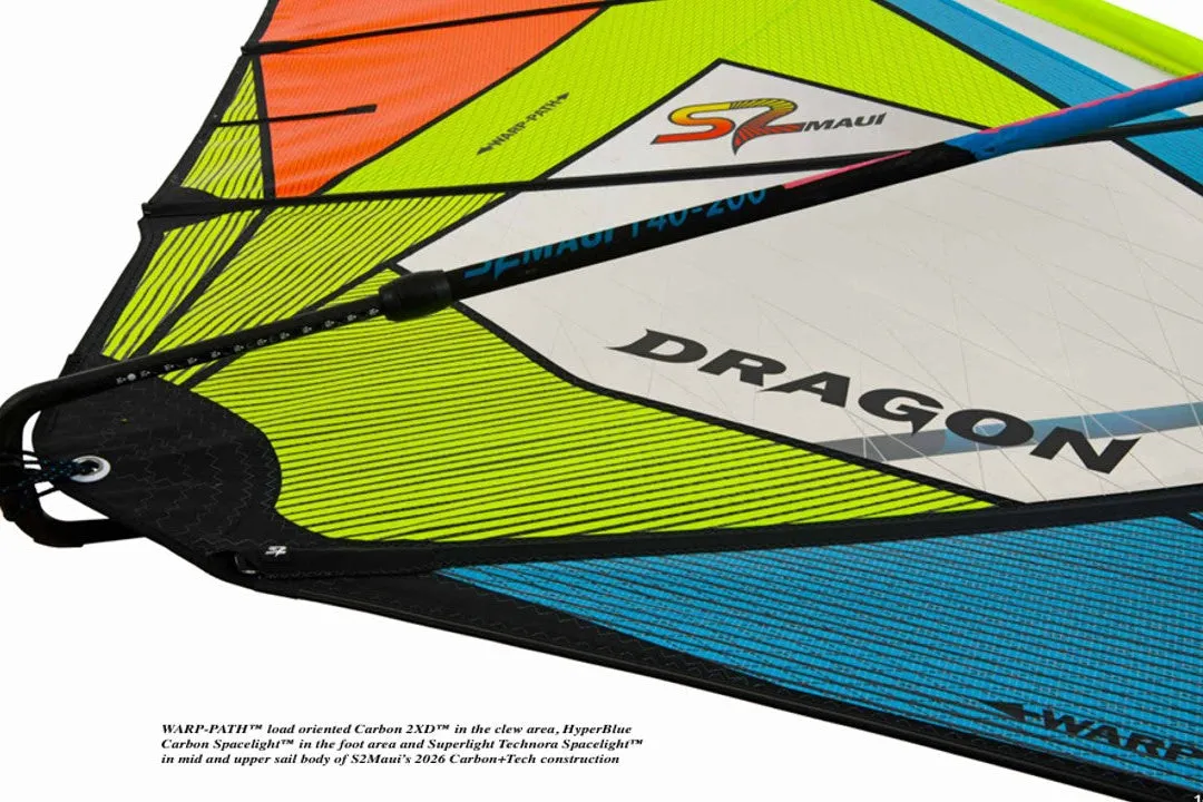 S2Maui Dragon 2026 Carbon+Tech vela wave 4.2 leggera