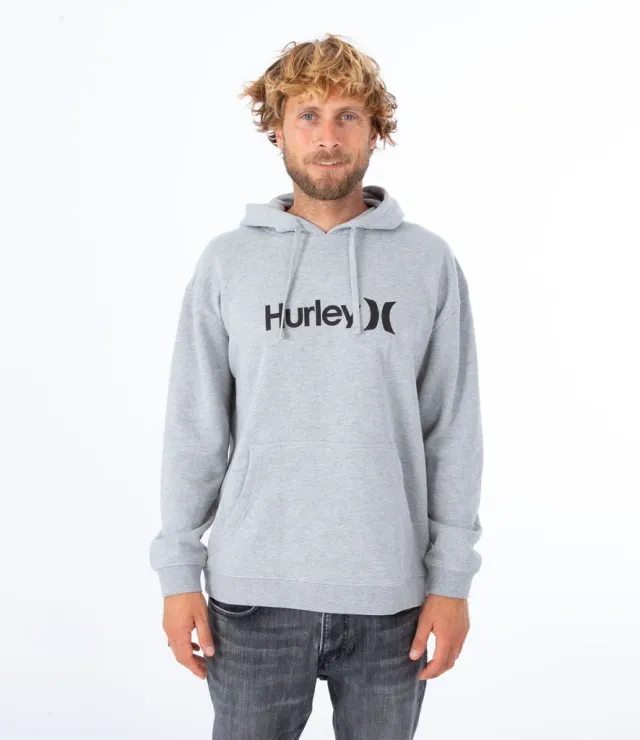 Hurley O&O Solid Core felpa cappuccio grigia pile