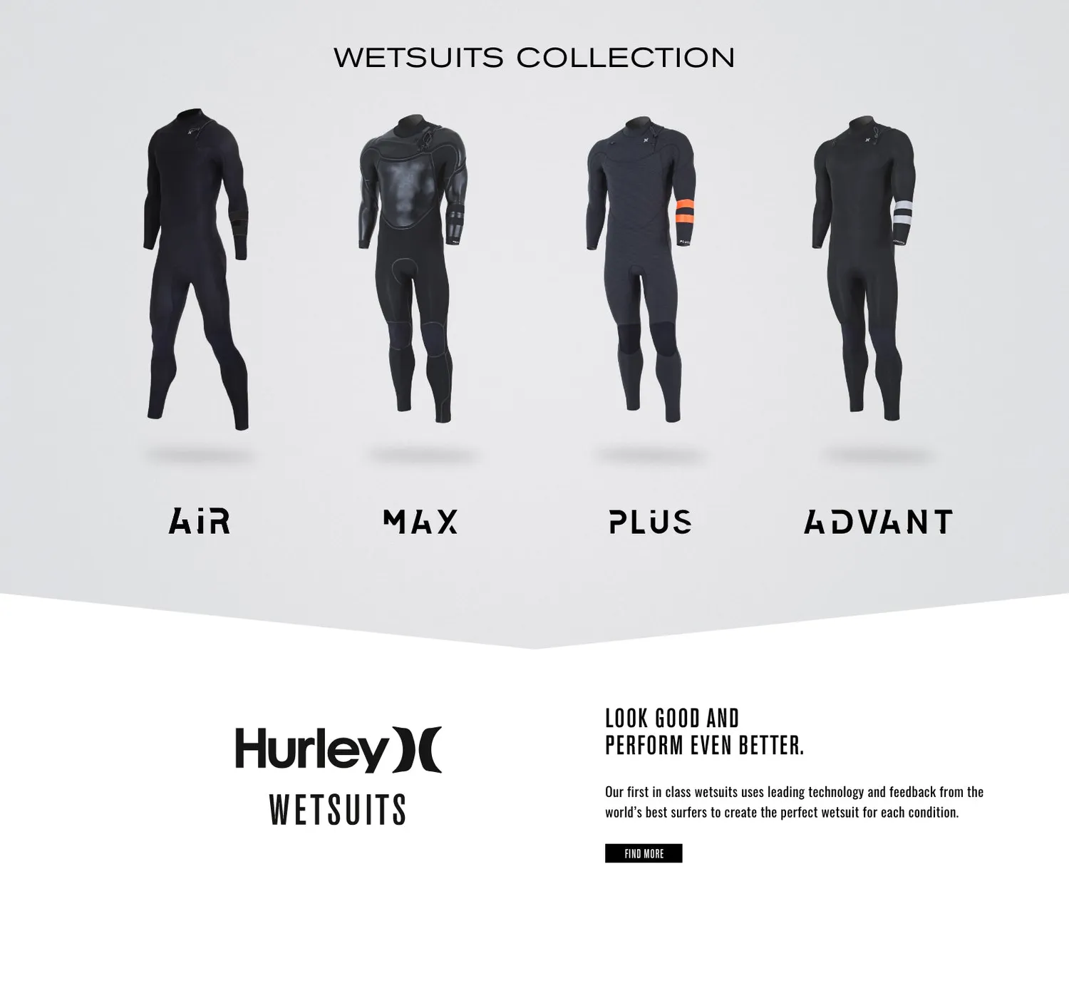 Hurley Advantage Plus 4/3 muta chest zip uomo termica