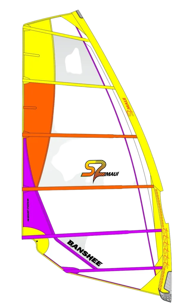 S2Maui Banshee 2023 vela freeride senza camber