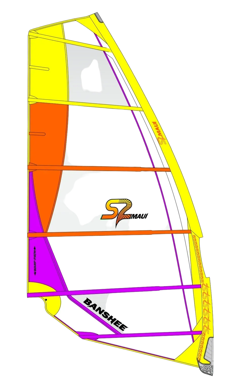 S2Maui Banshee 2023 vela freeride senza camber