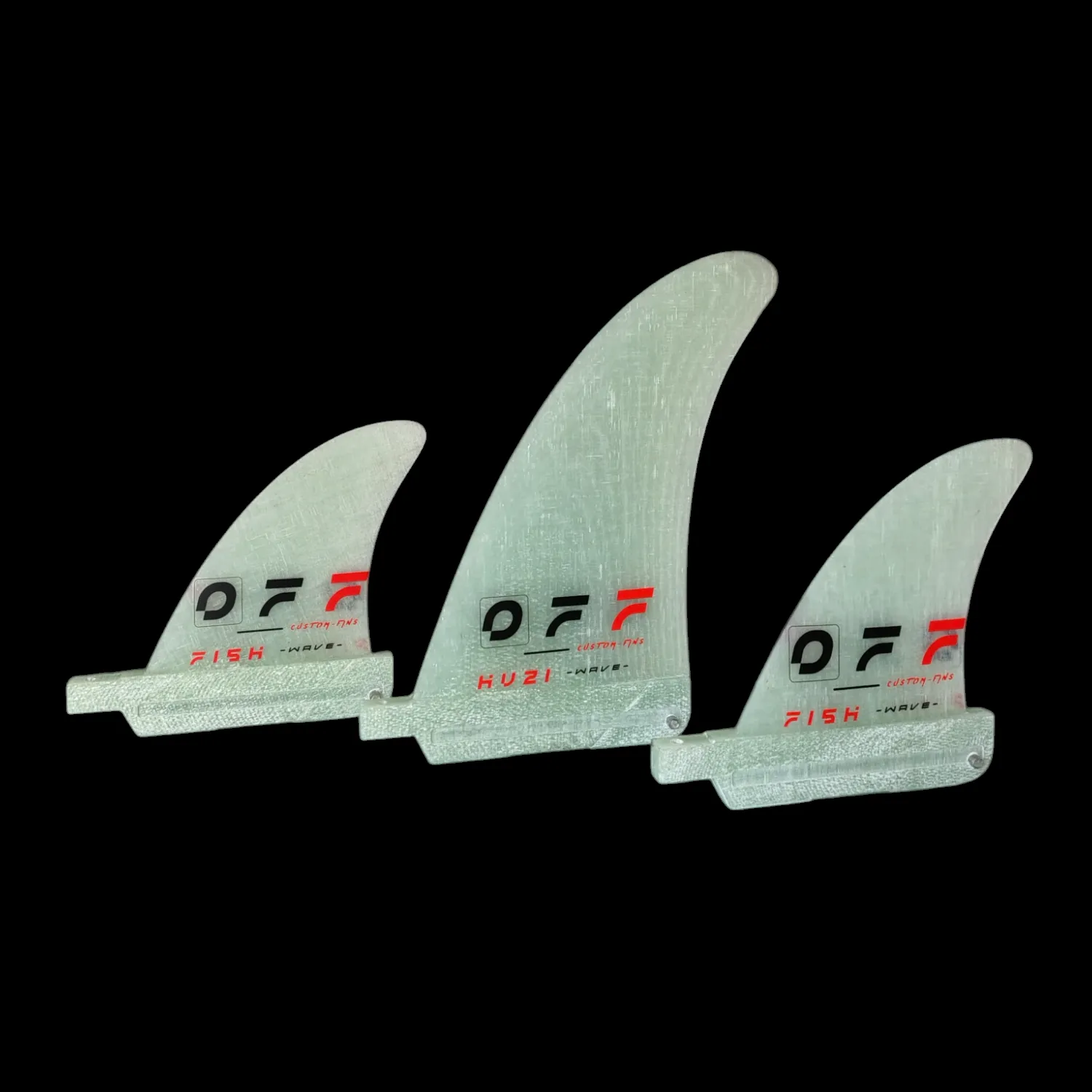 Hatropina Off Fins Huzi pinna windsurf wave posteriore