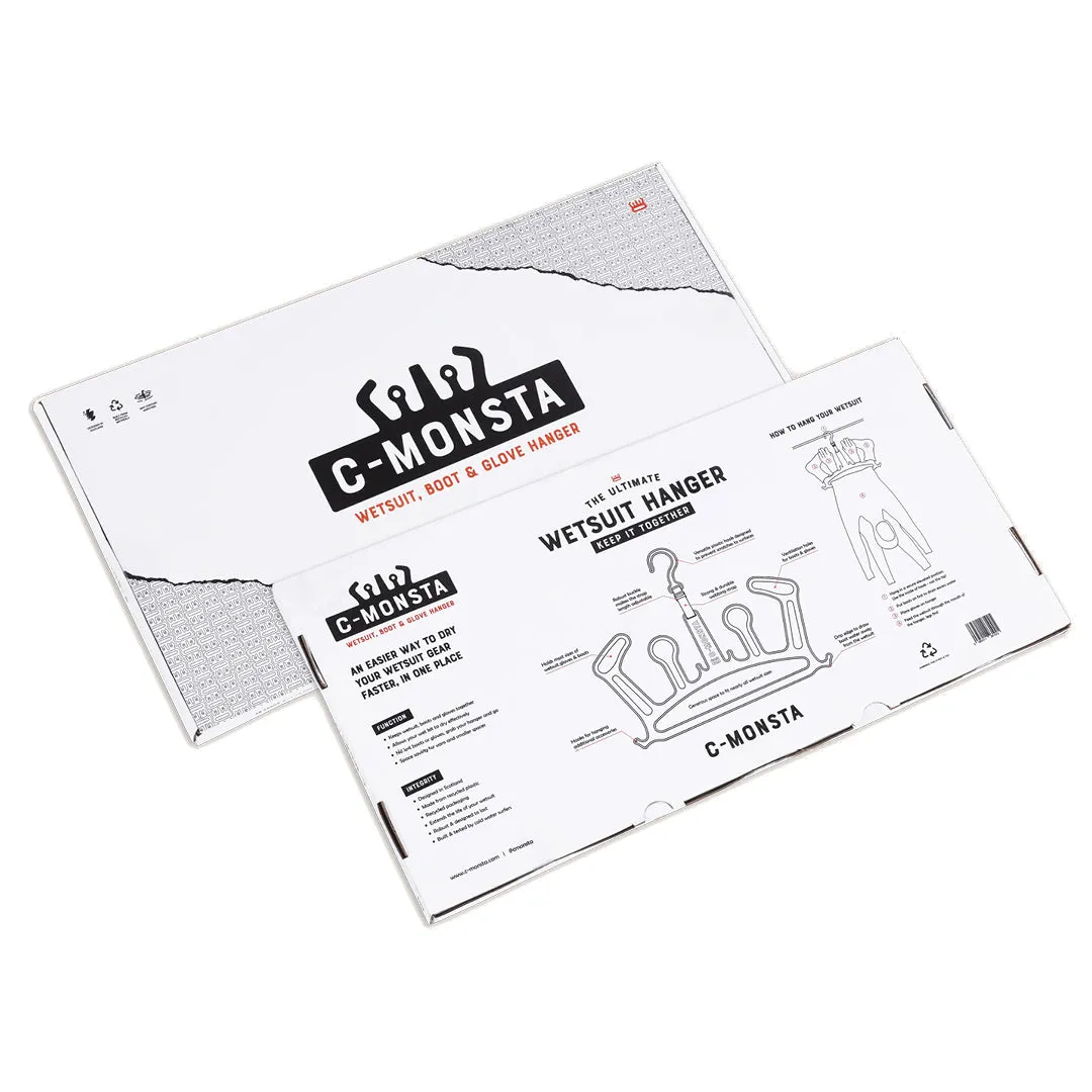 C-Monsta Hanger V2 appendimuta grigio 2 pezzi