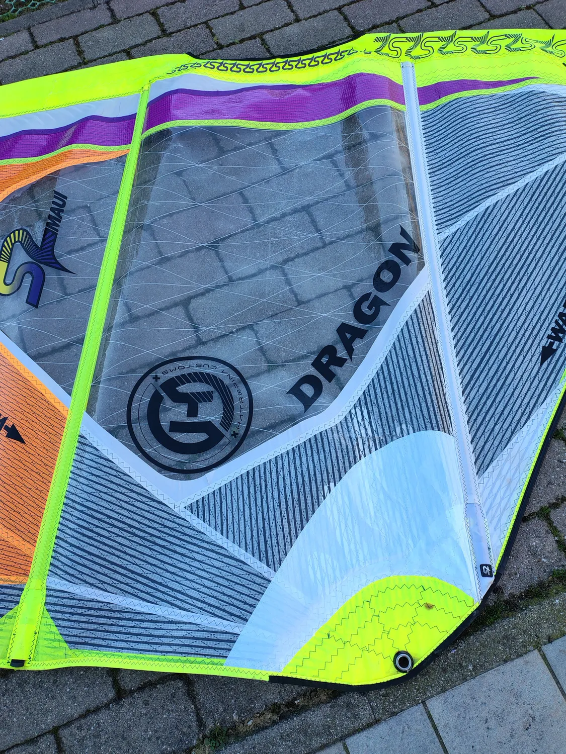S2Maui Dragon 4.6 2024 vela windsurf usata