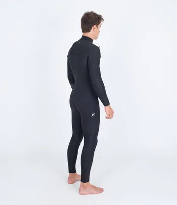 Hurley Advant M Air muta 4/3mm uomo nero chest zip