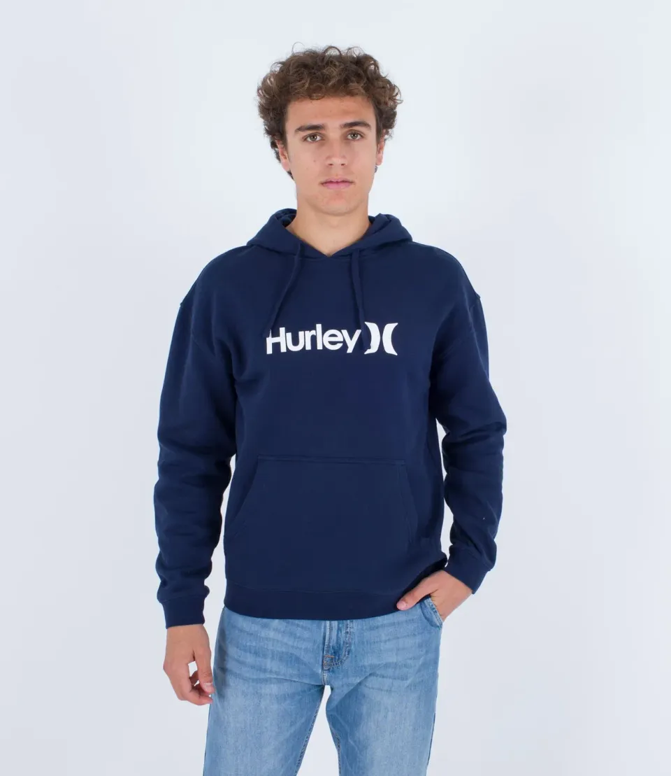 Hurley O&O Solid Core Obsidian felpa cappuccio uomo