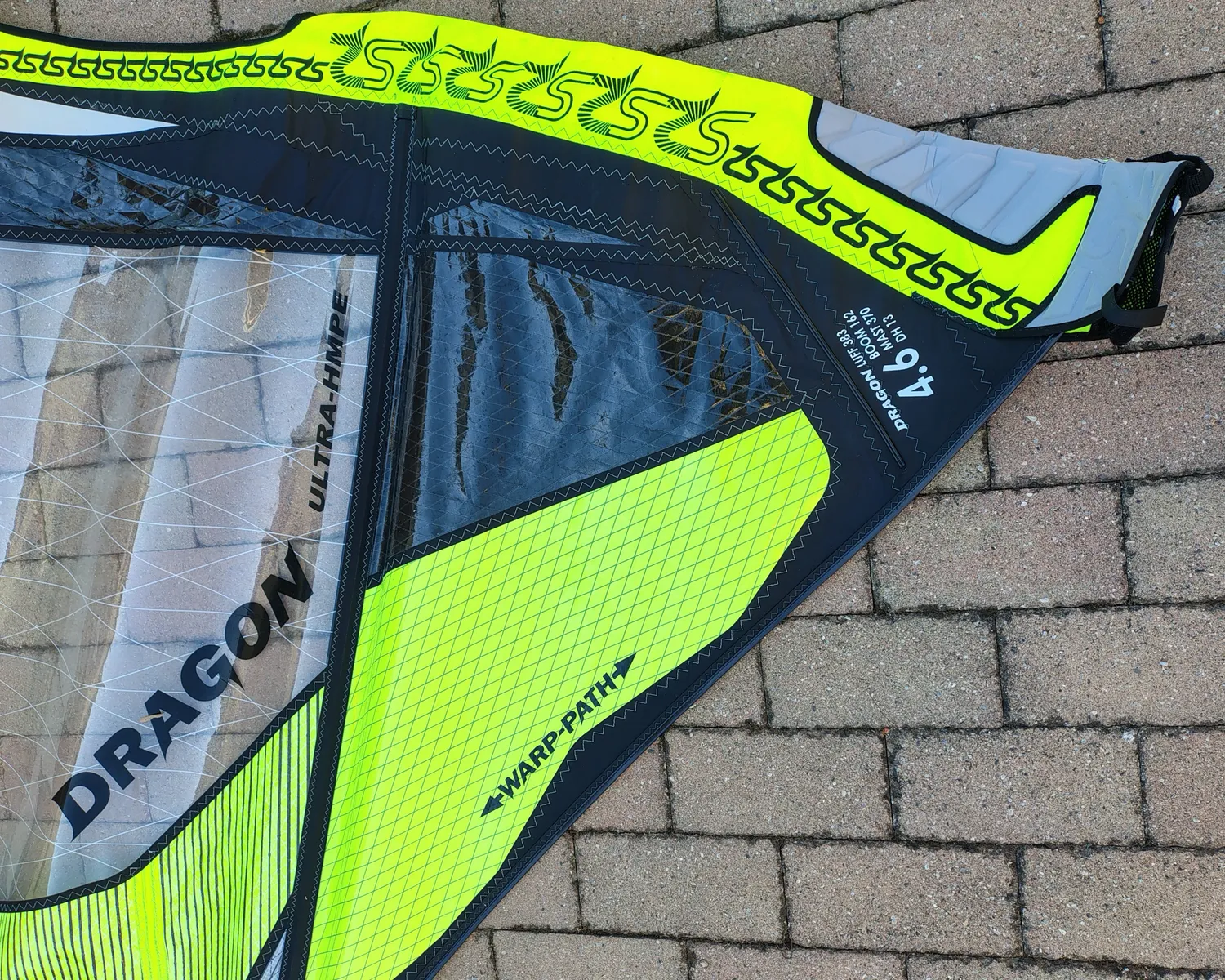 S2Maui Dragon Ultra-HMPE vela windsurf 4.6 usata