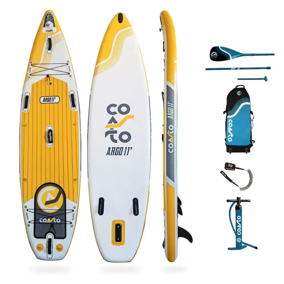 Coasto Argo 11' tavola SUP gonfiabile gialla 335 cm