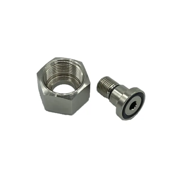 NRC raccordo bombola ossigeno G3/4-G1/4 ottone