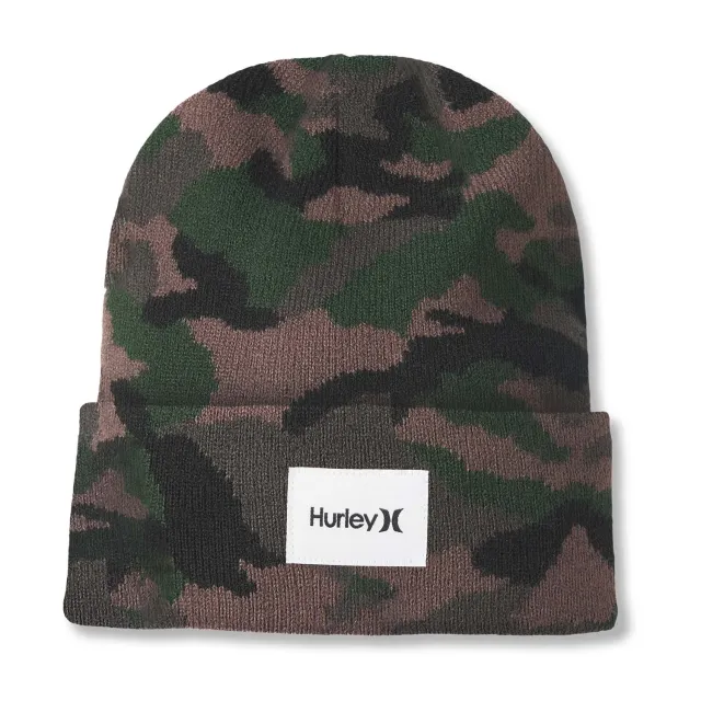 Hurley Seaward Beanie berretto verde mimetico