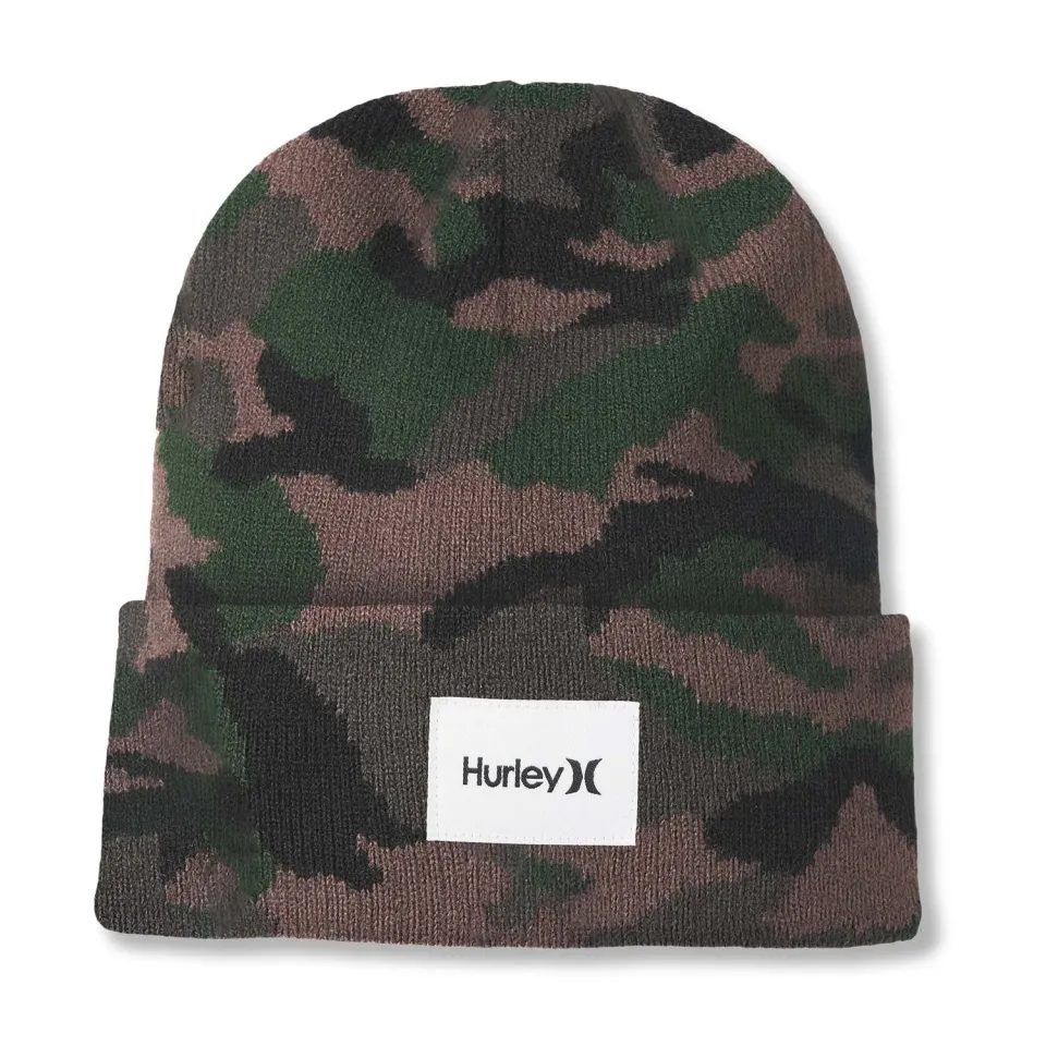 Hurley Seaward Beanie berretto verde mimetico