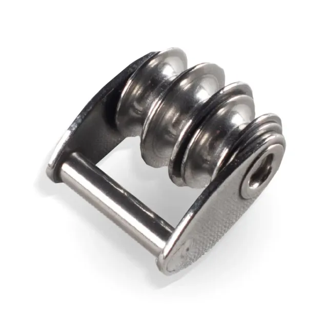Simmer Style Downhaul Pulley bozzello triplo inox