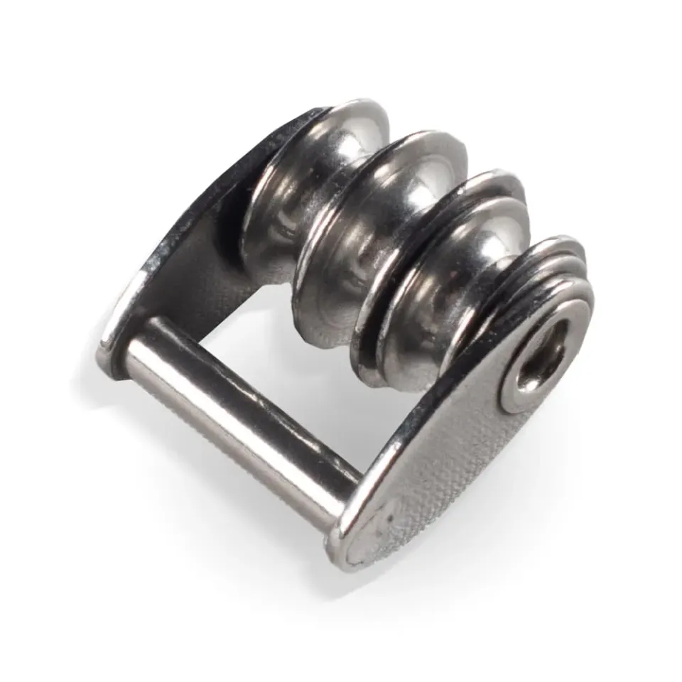 Simmer Style Downhaul Pulley bozzello triplo inox