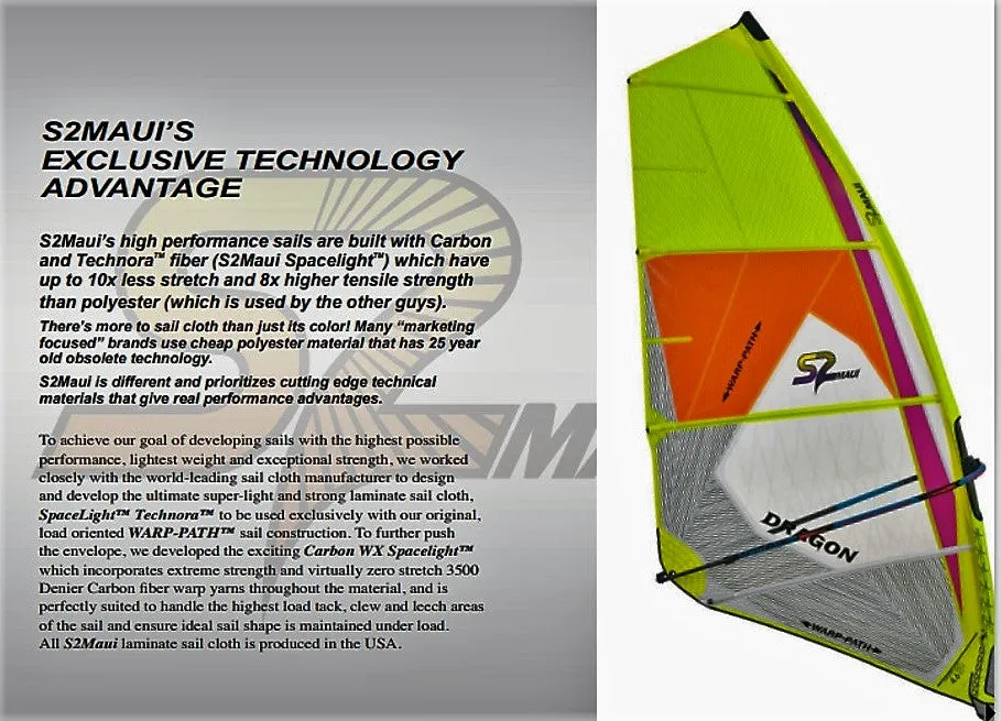 S2Maui Ninja 2024 vela freestyle foil ultraleggera