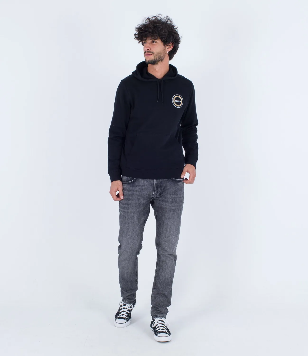 Hurley Seaside Fleece PO felpa cappuccio cotone grafica