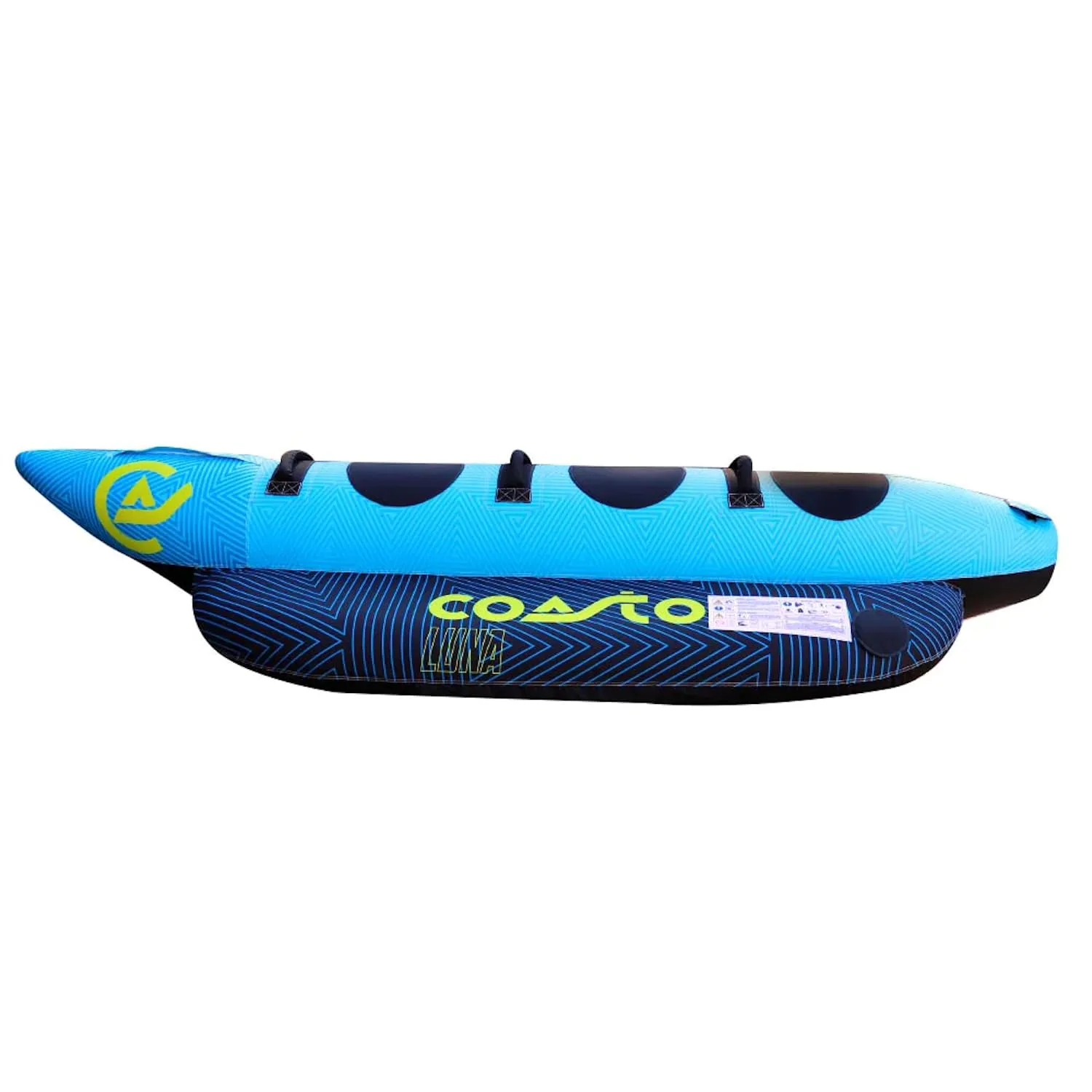 Coasto Luna banana trainabile 3 posti 300 cm blu 3P
