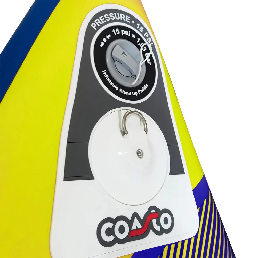 Coasto Cruiser 13'1 tavola SUP gonfiabile blu lime 355L