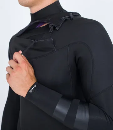Hurley Advant M Air muta 4/3mm uomo nero chest zip
