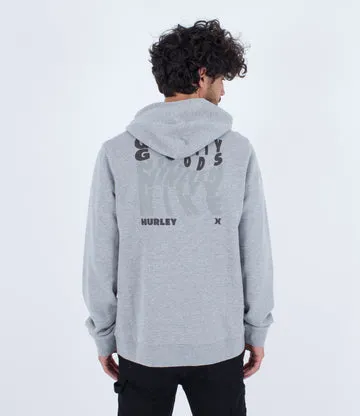 Hurley Warped felpa con cappuccio uomo stampa