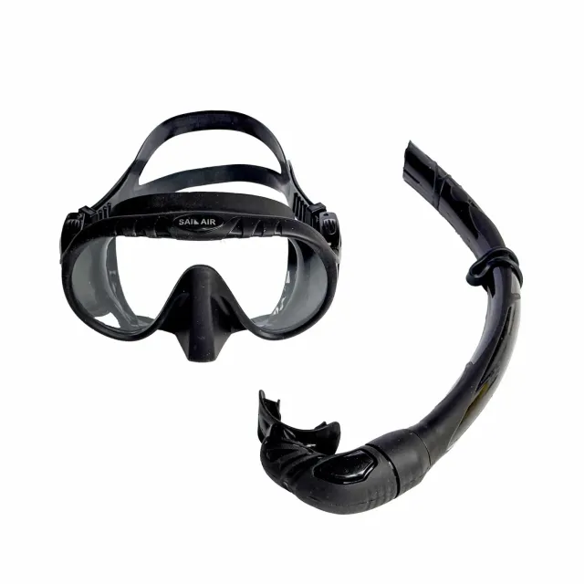 NRC SailAir set maschera snorkel nero frameless 190 g