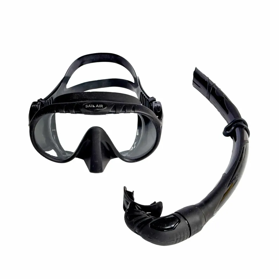 NRC SailAir set maschera snorkel nero frameless 190 g