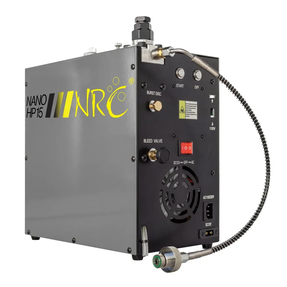 NRC Nano HP15 compressore aria 200 bar 12V