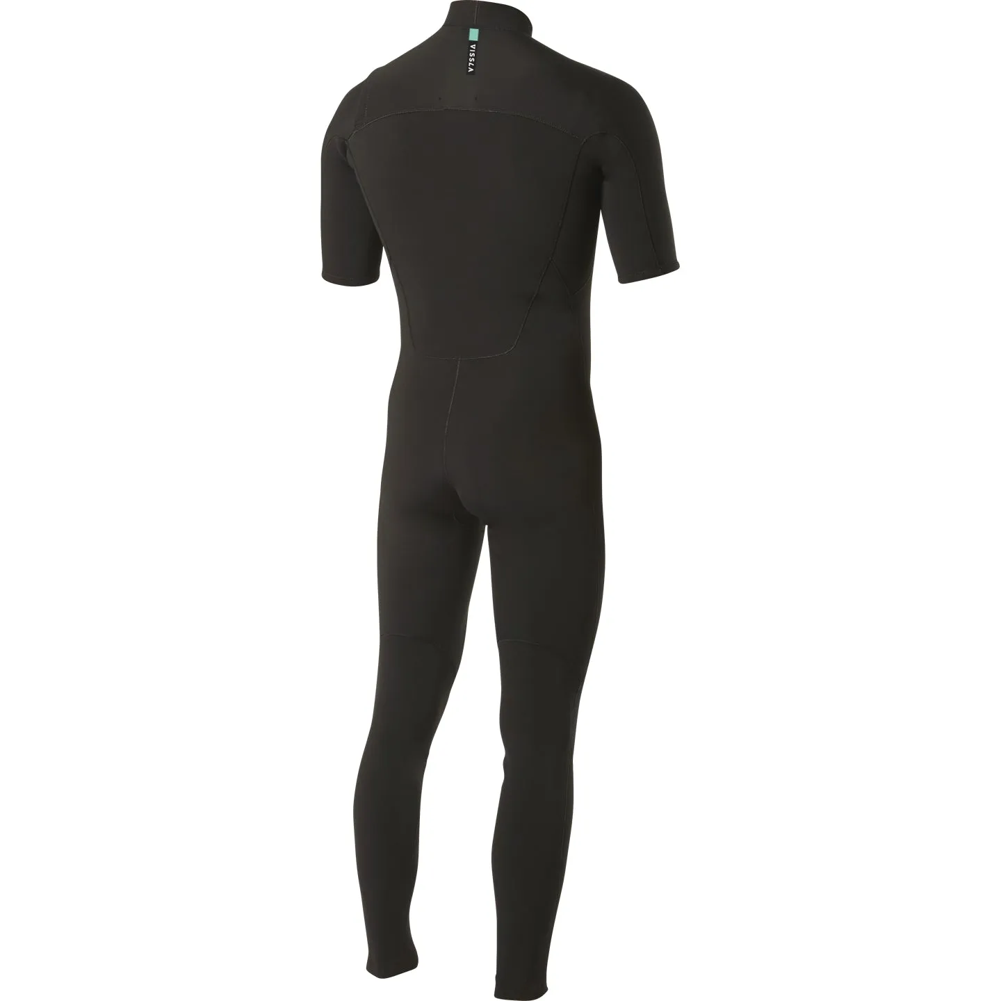 Vissla 7 Seas 2/2 SS muta corta front zip nera