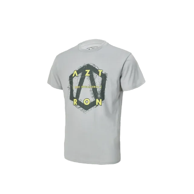 Aztron Full Logo maglietta uomo misto cotone traspirante