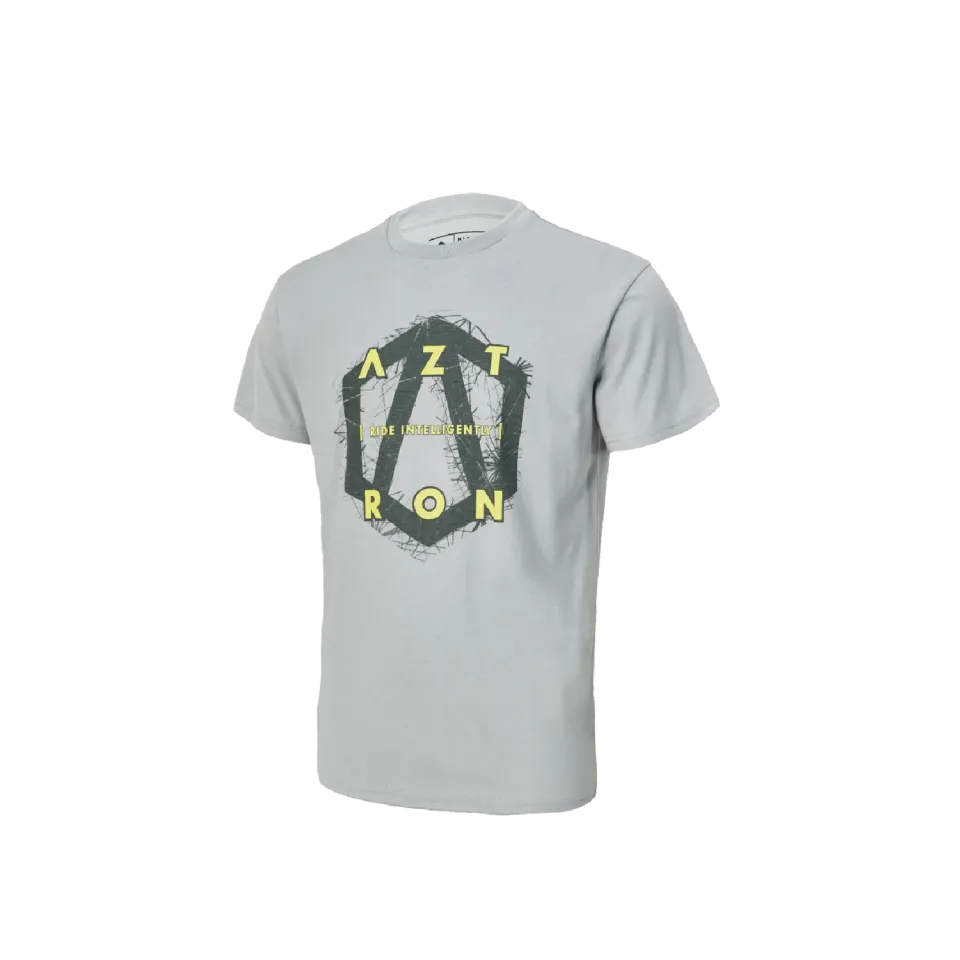 Aztron Full Logo maglietta uomo misto cotone traspirante