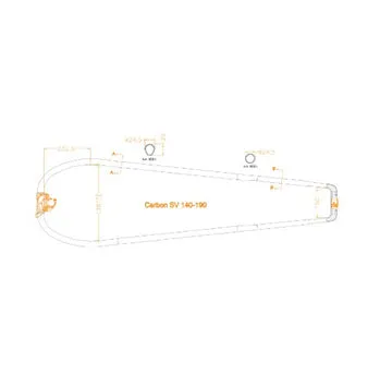 Aeron SV Carbon boma windsurf 140-190 rigido
