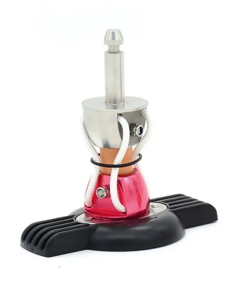 Streamlined piede albero Euro Pin acciaio con tendon uretano